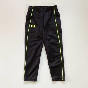 Under Armour Black Pants with Neon Accents